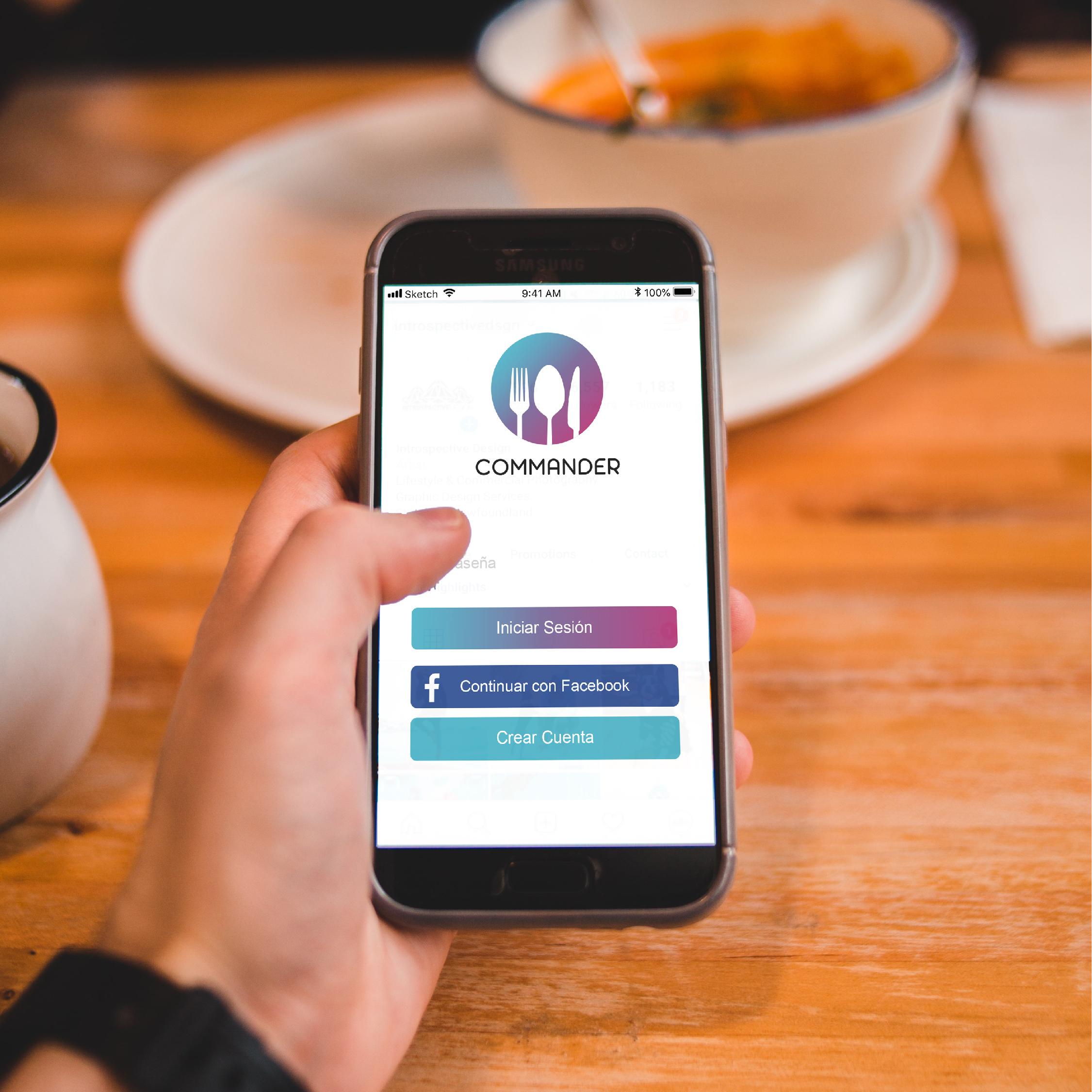 Commander, app que reinventa experiencia de comer o beber fuera de casa ...
