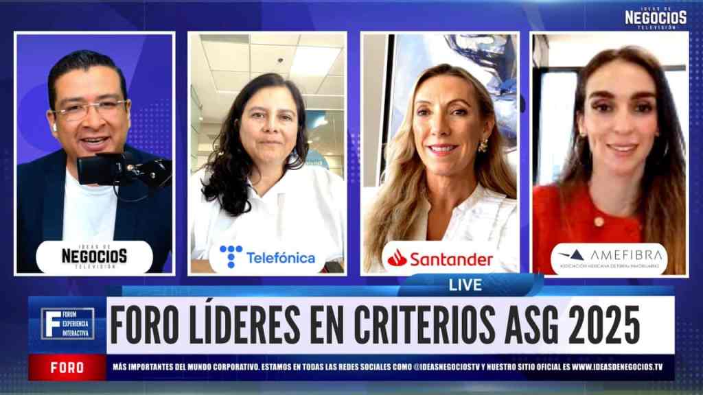 Foro Lideres en criterios ASG 2025 - Ideas de Negocios TV Foro criterios ASG