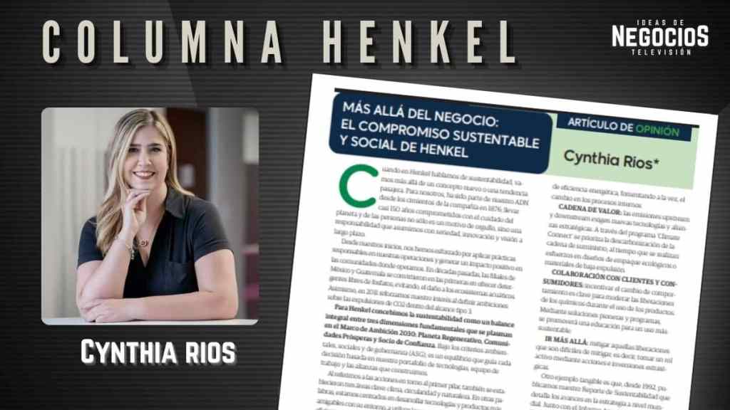En Henkel hablamos de sustentabilidad, vamos más allá de un concepto nuevo o una tendencia pasajera.