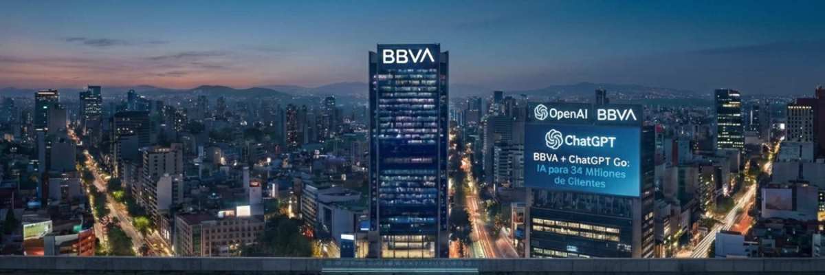 BBVA México regalará ChatGPT Go a más de 34 millones clientes